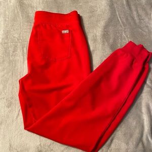 Figs Pop Red Zamora Jogger Pants M Tall
